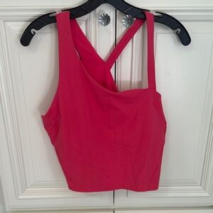 Lululemon coral Pink Cross-Back Tank Top
